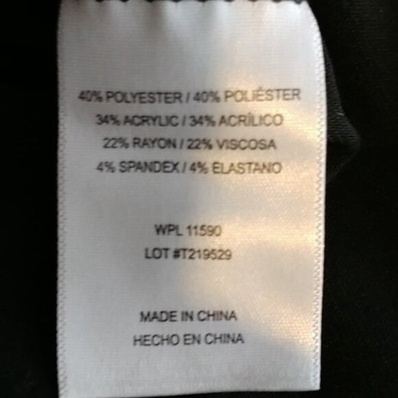 32 Degrees Heat Men's Black Long Sleeve Crewneck Pullover Tee Shirt Size L - Picture 4 of 7